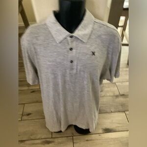 COPY - New men’s size Hurley ACE VISTA SHORT SLEEVE POLO shirt Grey